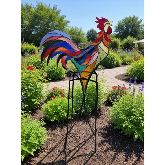 steel metal frame for stained glass outdoor garden ornament art custom