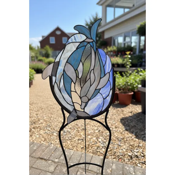 steel metal frame for stained glass outdoor garden ornament art custom