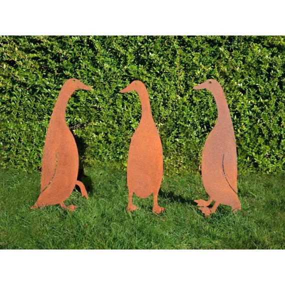 Ducks Rustic Garden Art