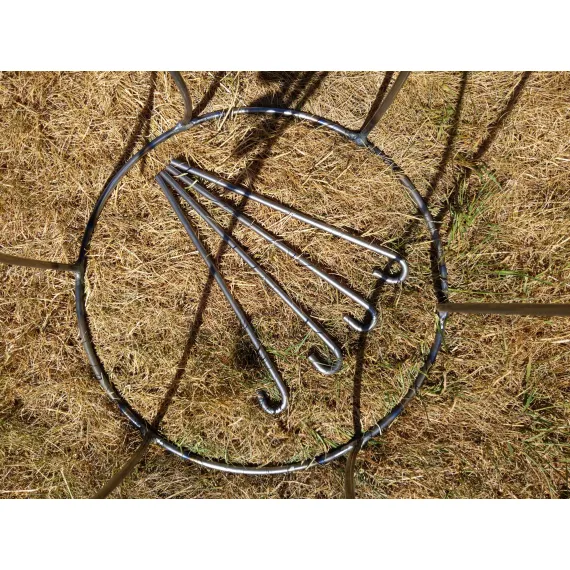 rustic metal ferns sculpture garden ornament rusty art