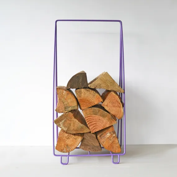 firewood basket log storage rack carrier wood holder