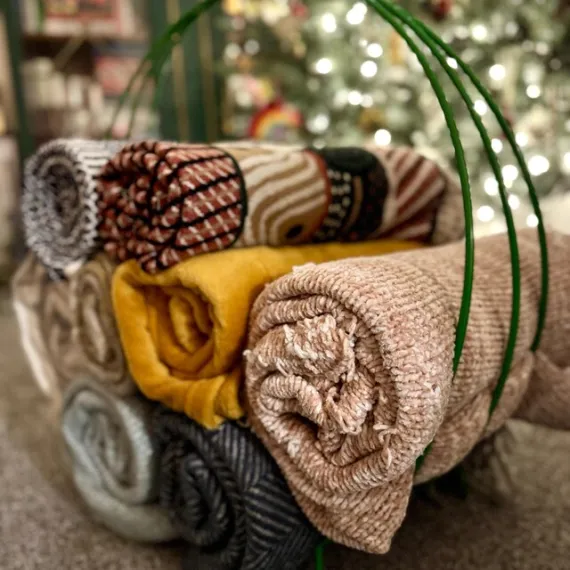 Blanket Holder Storage Rack