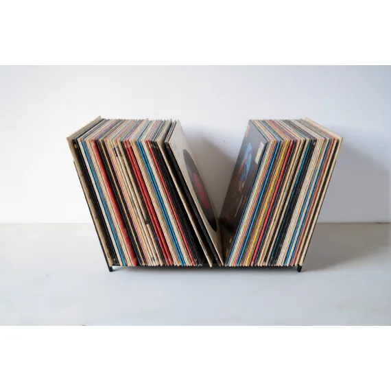 Vinyl Record Stand Display Flip Rack LP Storage