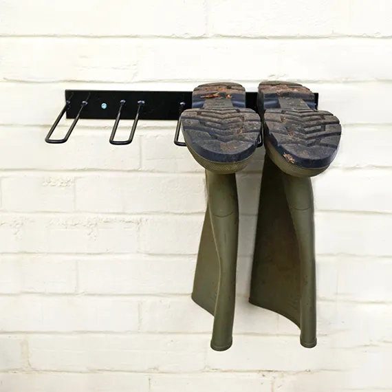 wall mounted welly boot rack